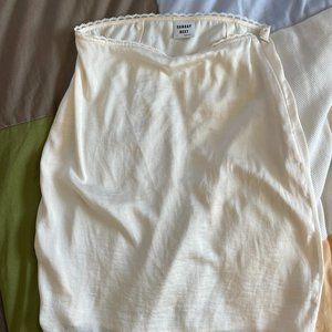 Sunday Best Silk Slip skirt